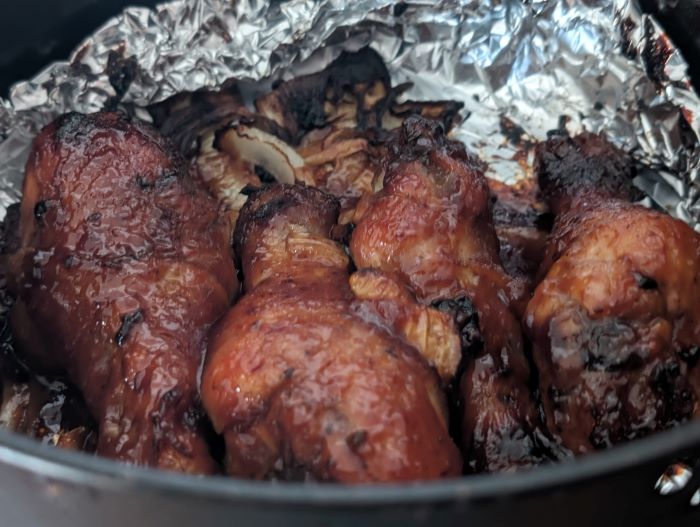 Air Fried – Honey BBQ Wings & Drumsticks, Marinated in a Honey Butter Sauce